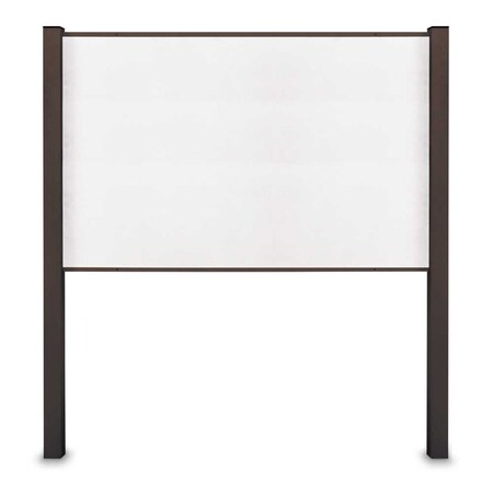 United Visual Products Corkboard, Fbrc, 3 Door, Satin/Amthy, 72x48" UV307-SATIN-AMETHY